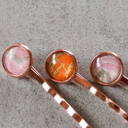 Rose Gold Bouquet Bobby Pins