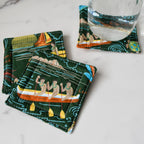 Seaside Fabric Coasters