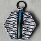 Trend Tracks Hexagon Keychain