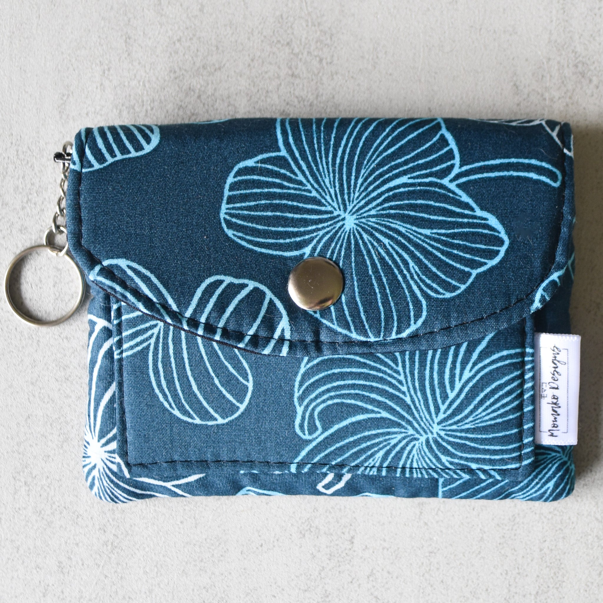 Midnight Bloom Hanalei Wallet
