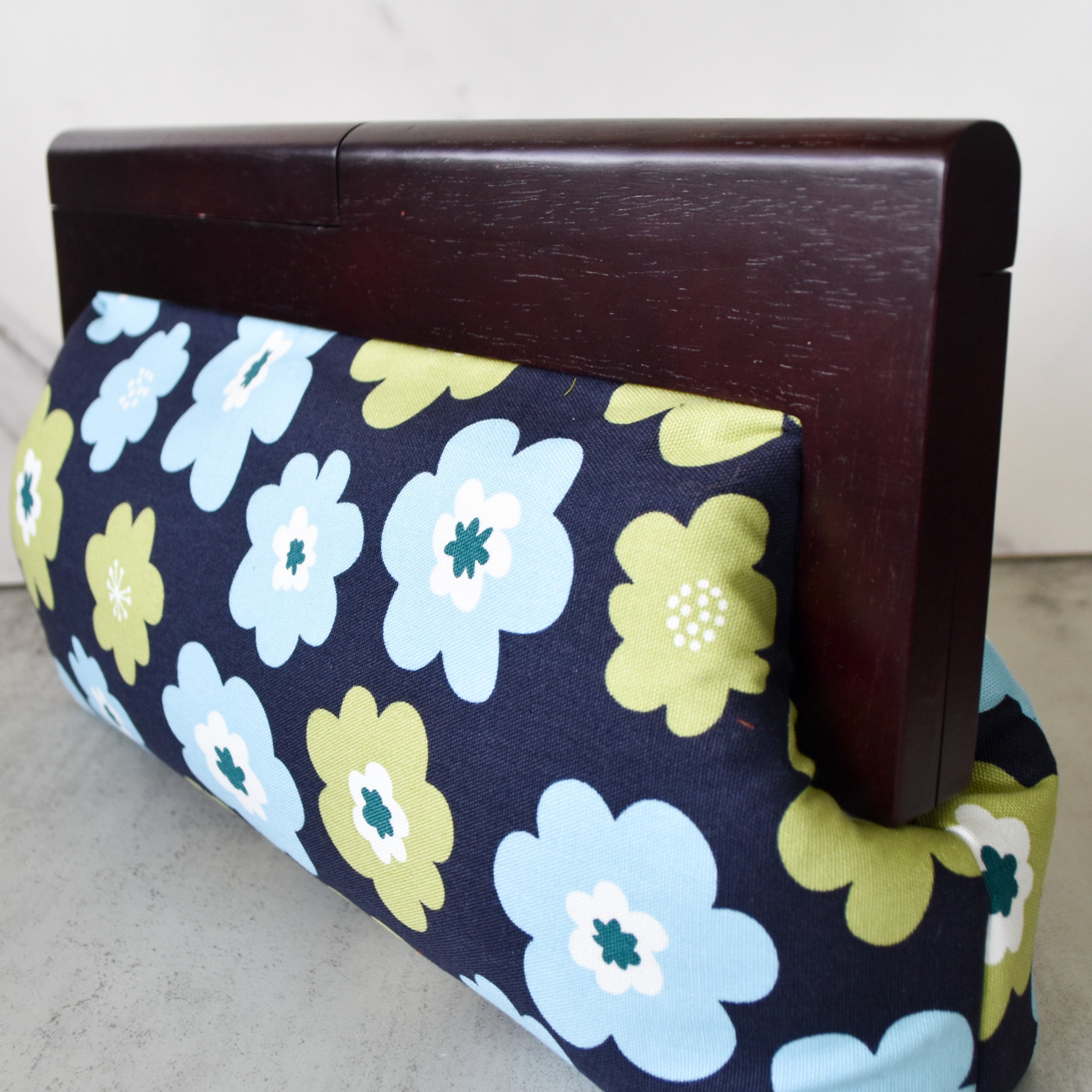 Keep It Groovy 12" Wooden Handle Clutch