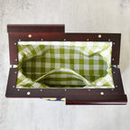 Keep It Groovy 12" Wooden Handle Clutch