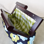 Keep It Groovy 12" Wooden Handle Clutch