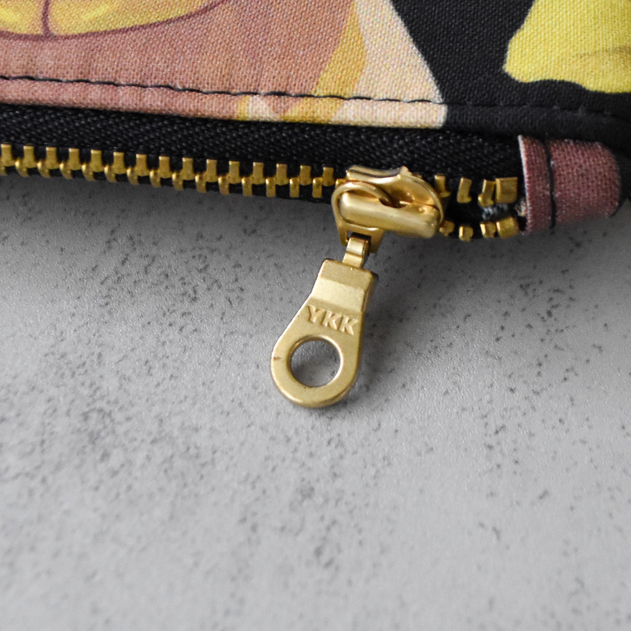 Wood Rose Bloom Regular Wristlet