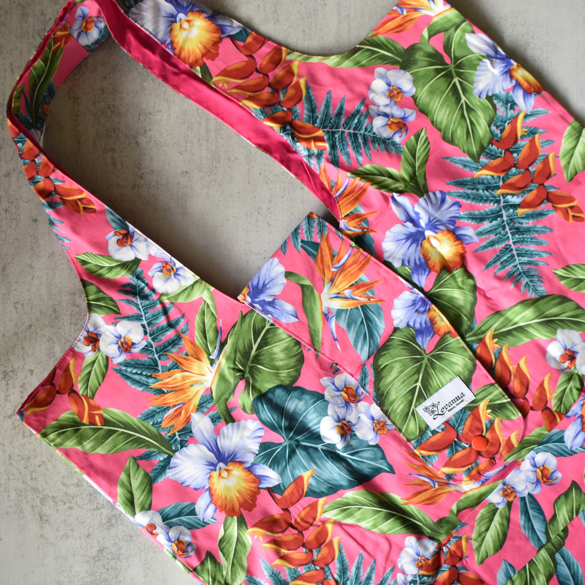 Flushed Wanderer Foldable Market Tote