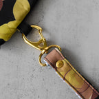 Wood Rose Bloom Regular Wristlet