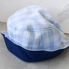 Periwinkle Palaka Classic Bucket Hat