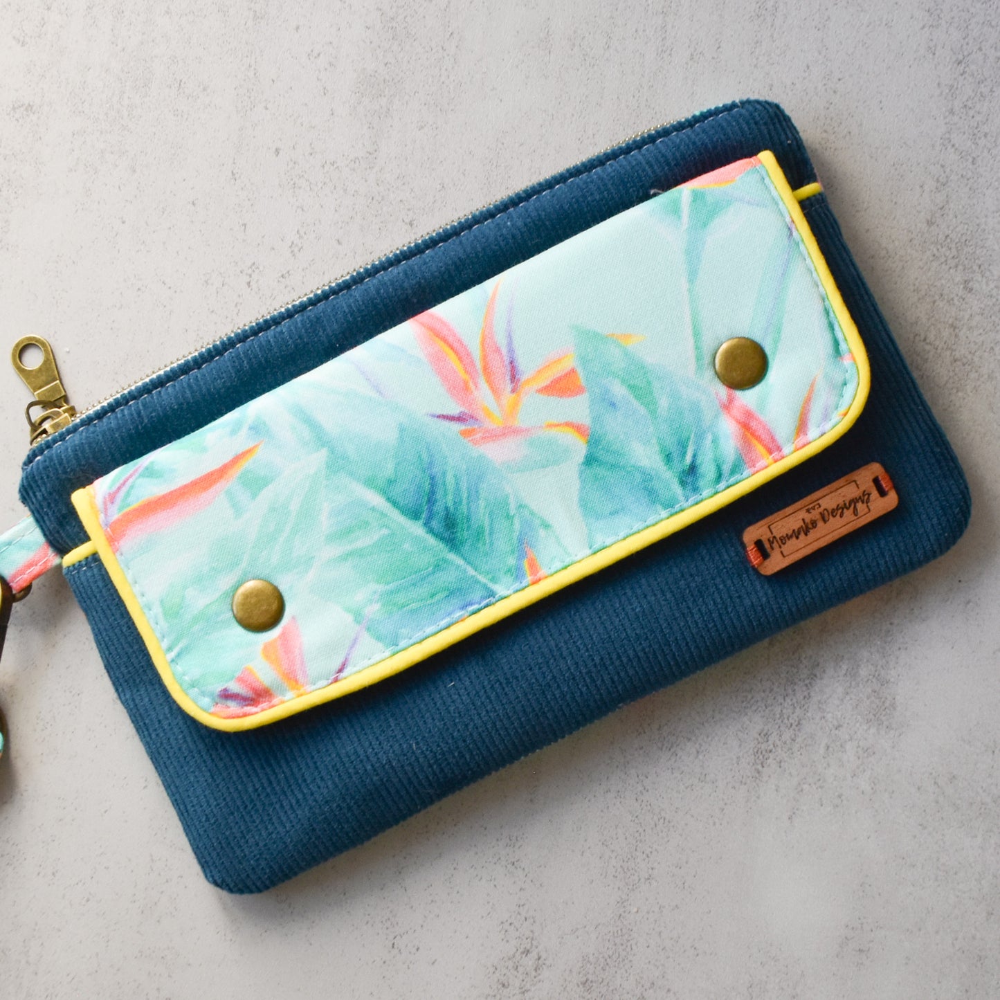 Bird Of Paradise Watercolor Kealia Clutch Wallet