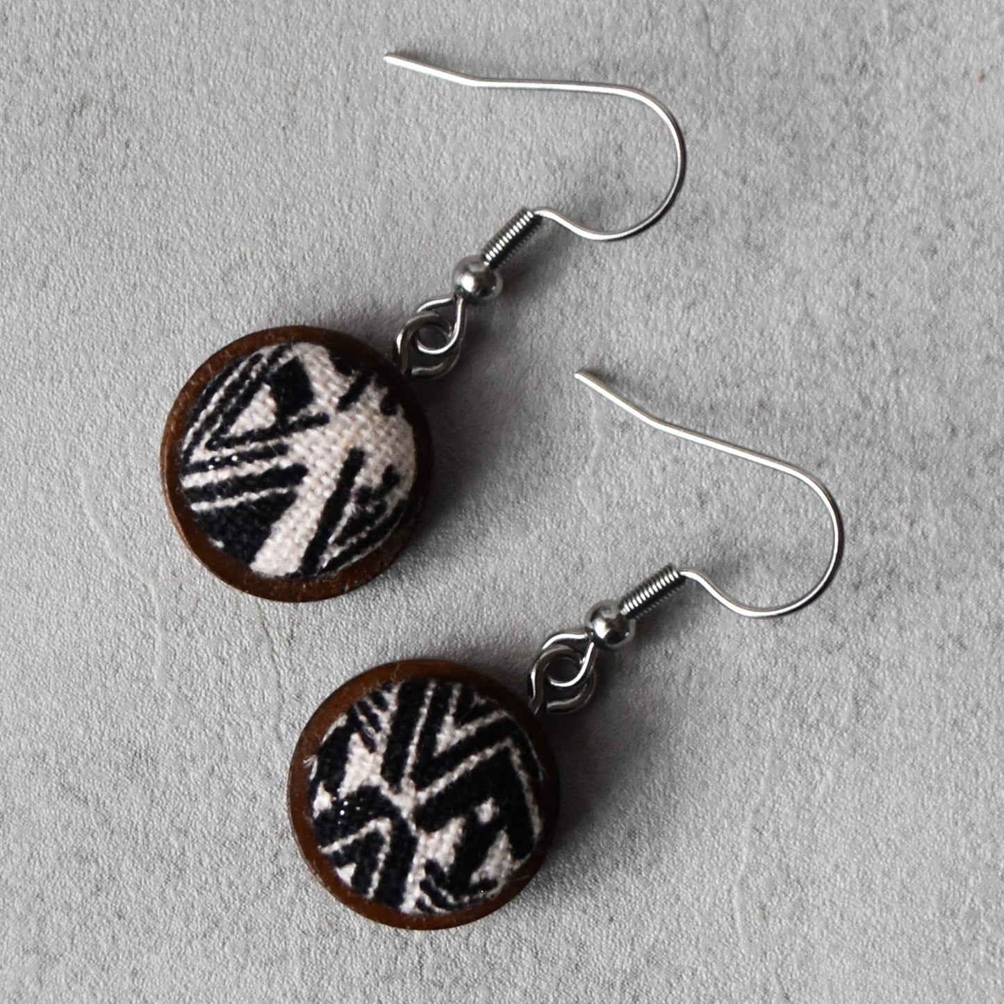 Black Ink Earrings