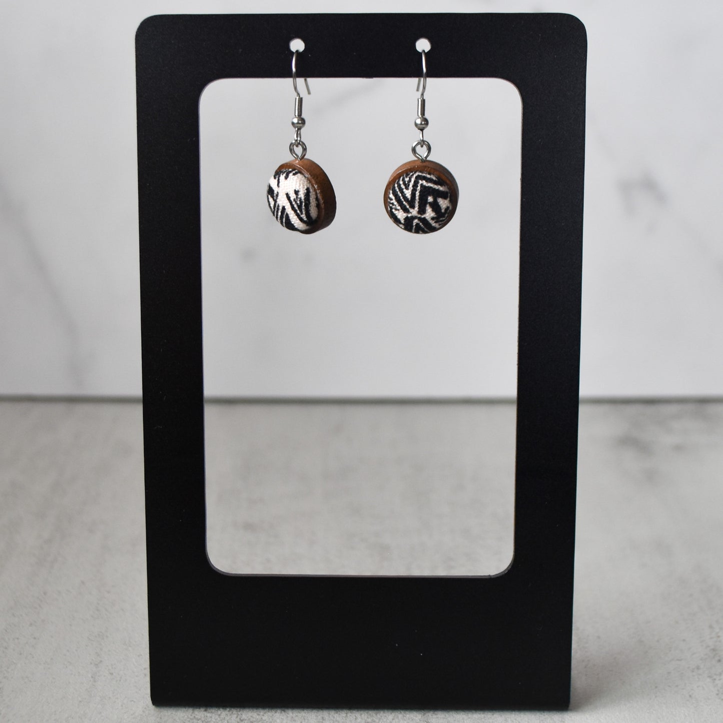 Black Ink Earrings