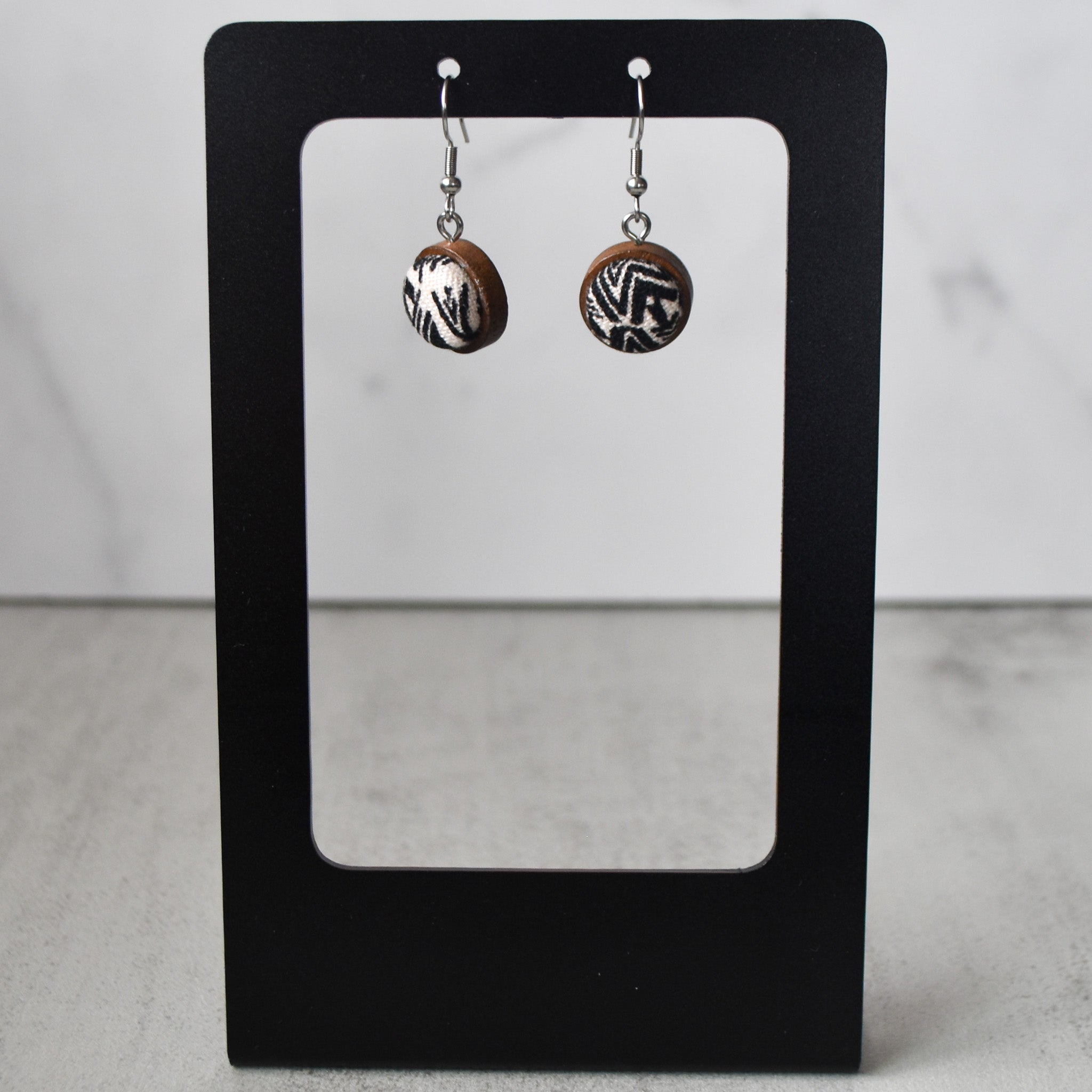 Black Ink Earrings