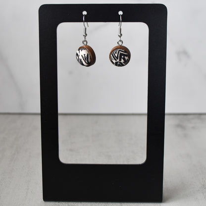 Black Ink Earrings