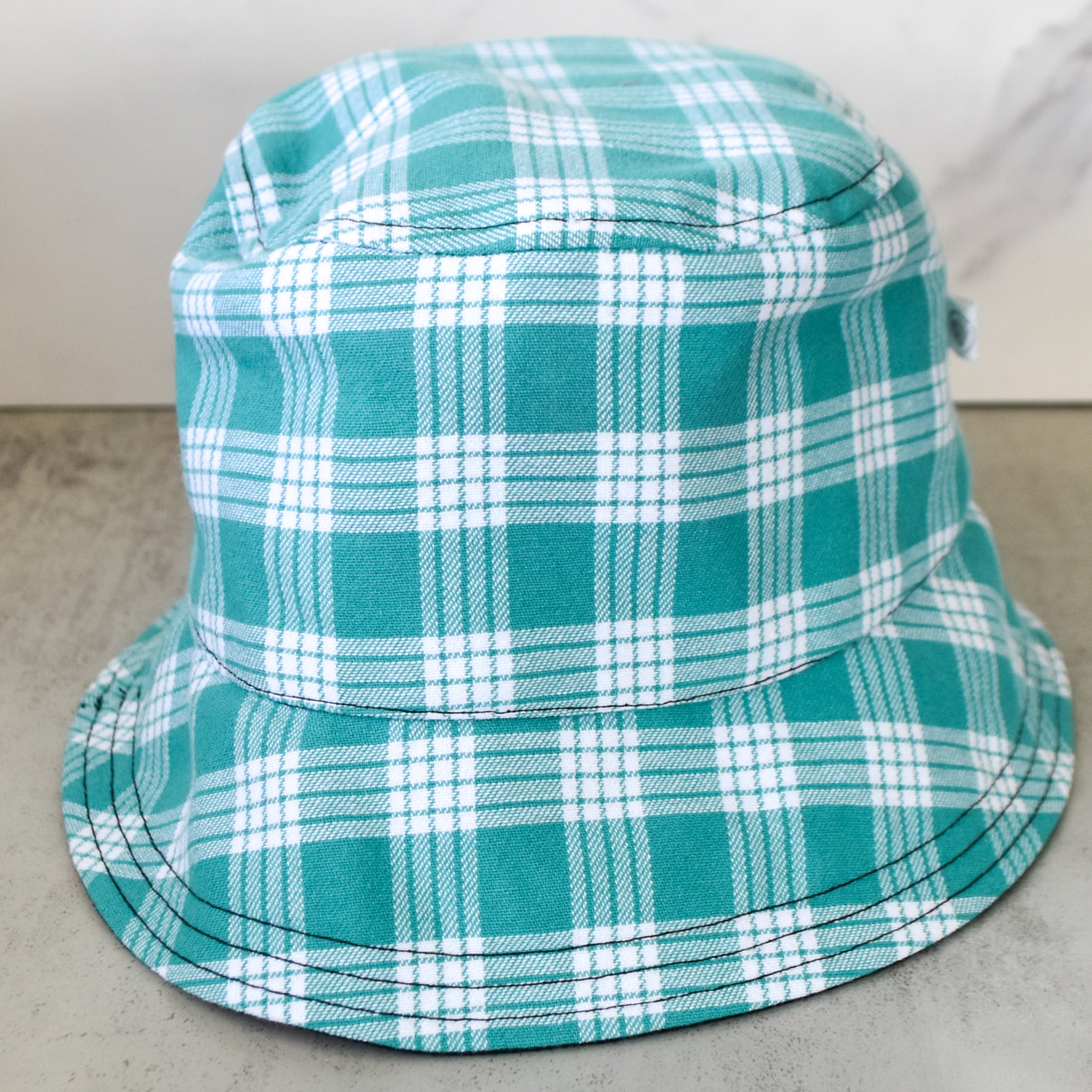 Turquoise Palaka Classic Bucket Hat