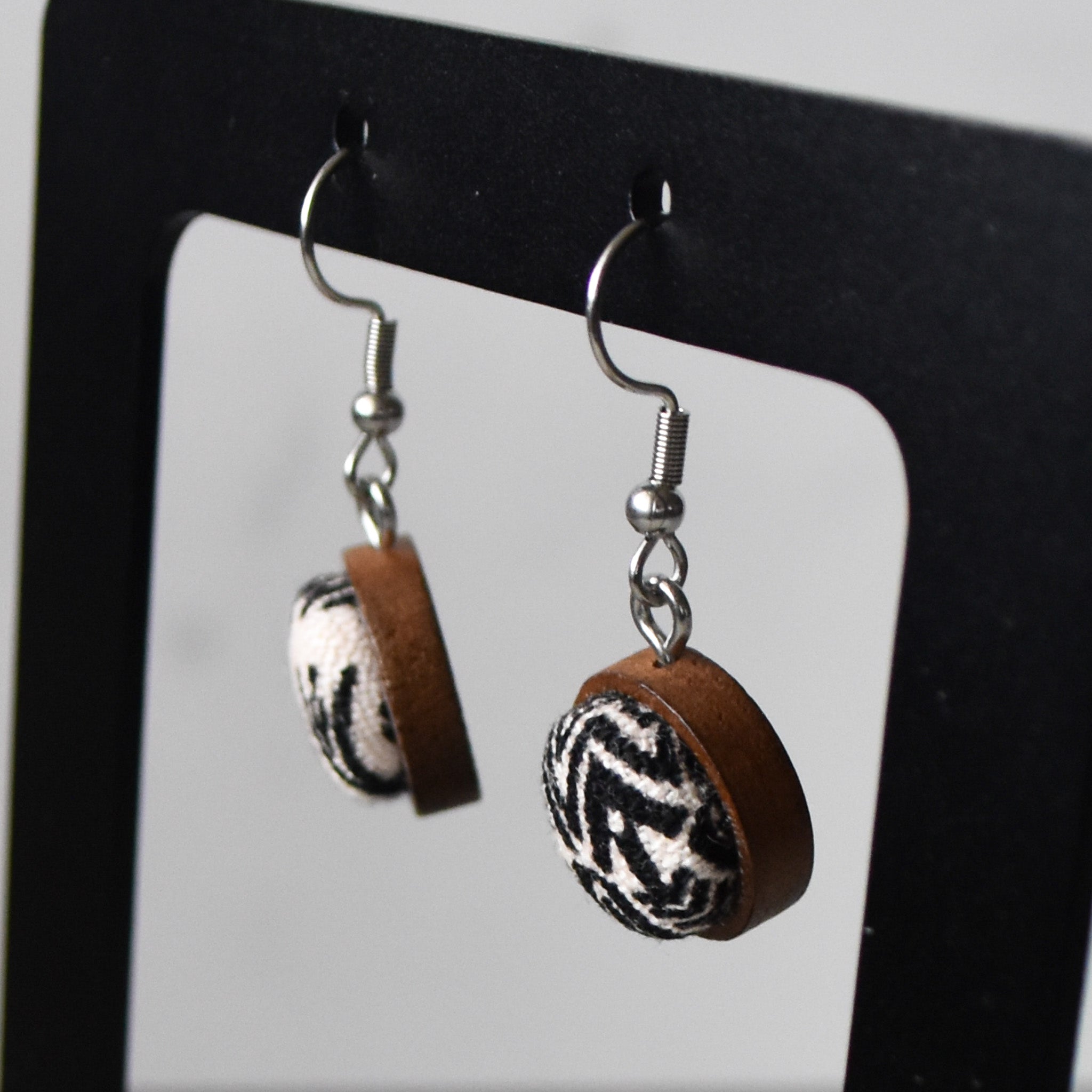 Black Ink Earrings