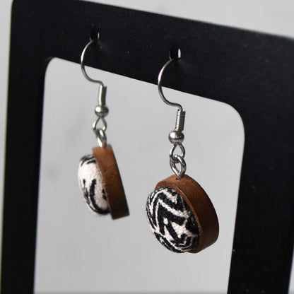 Black Ink Earrings