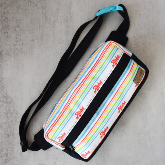 Aloha Rainbow Boxy Fanny Pack