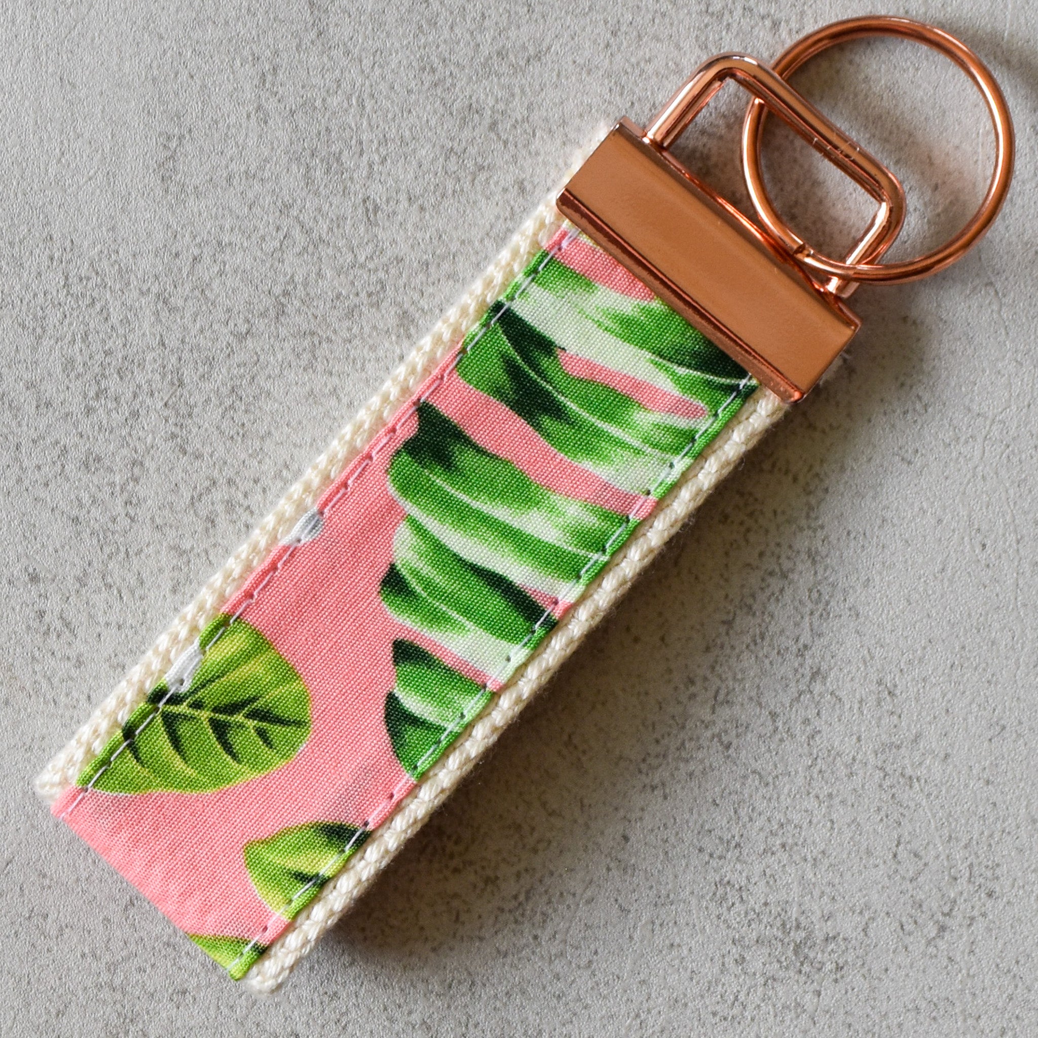 Pumped Up Peach Key Fobs