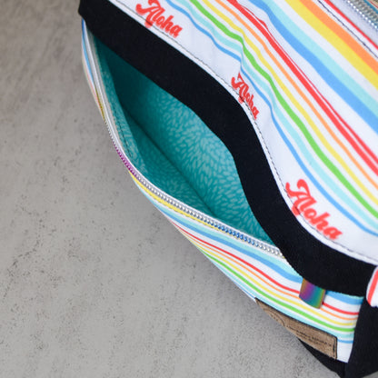 Aloha Rainbow Boxy Fanny Pack