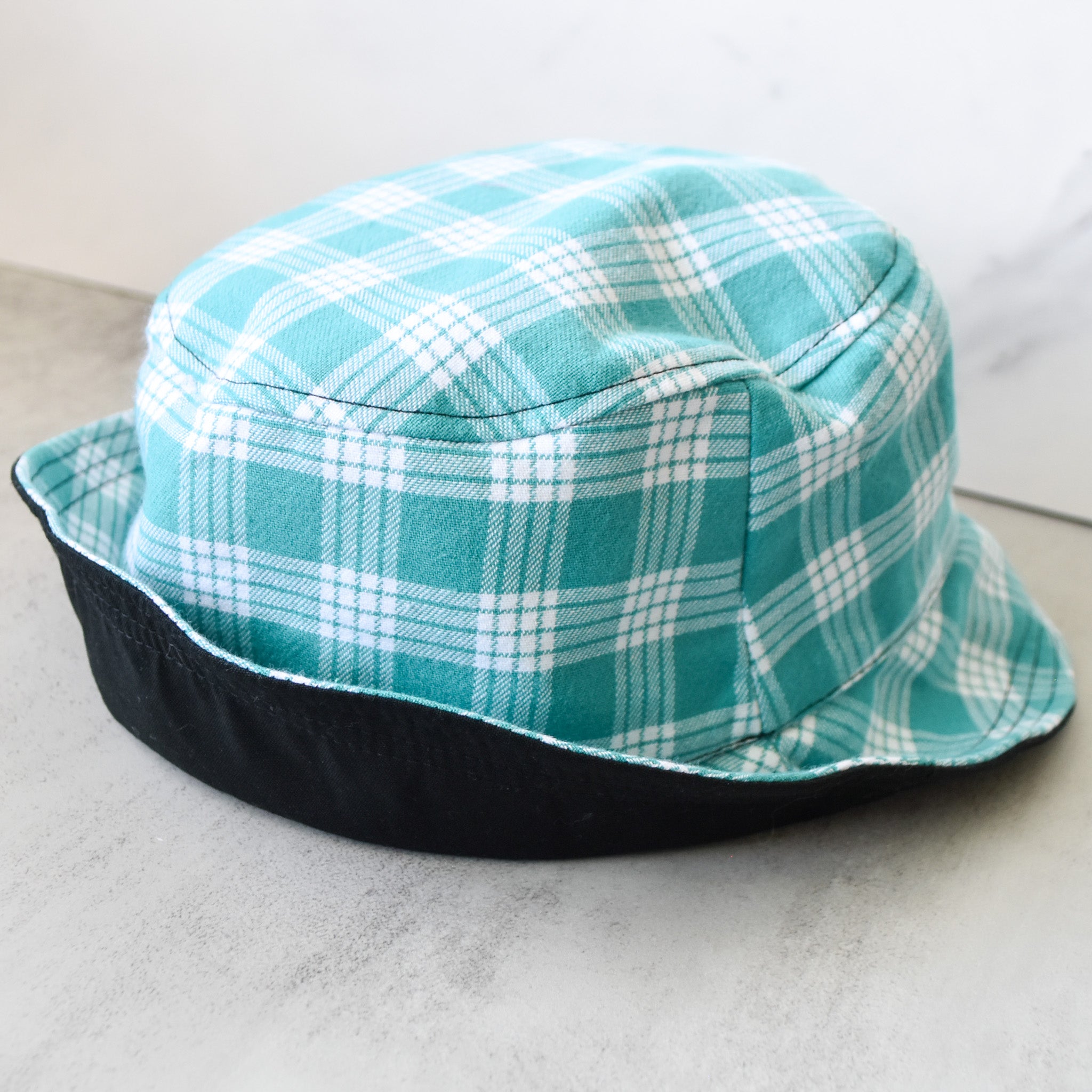 Turquoise Palaka Classic Bucket Hat