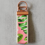 Pumped Up Peach Key Fobs