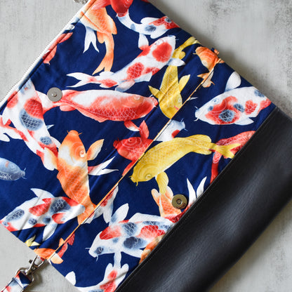 Koi Foldover Wristlet