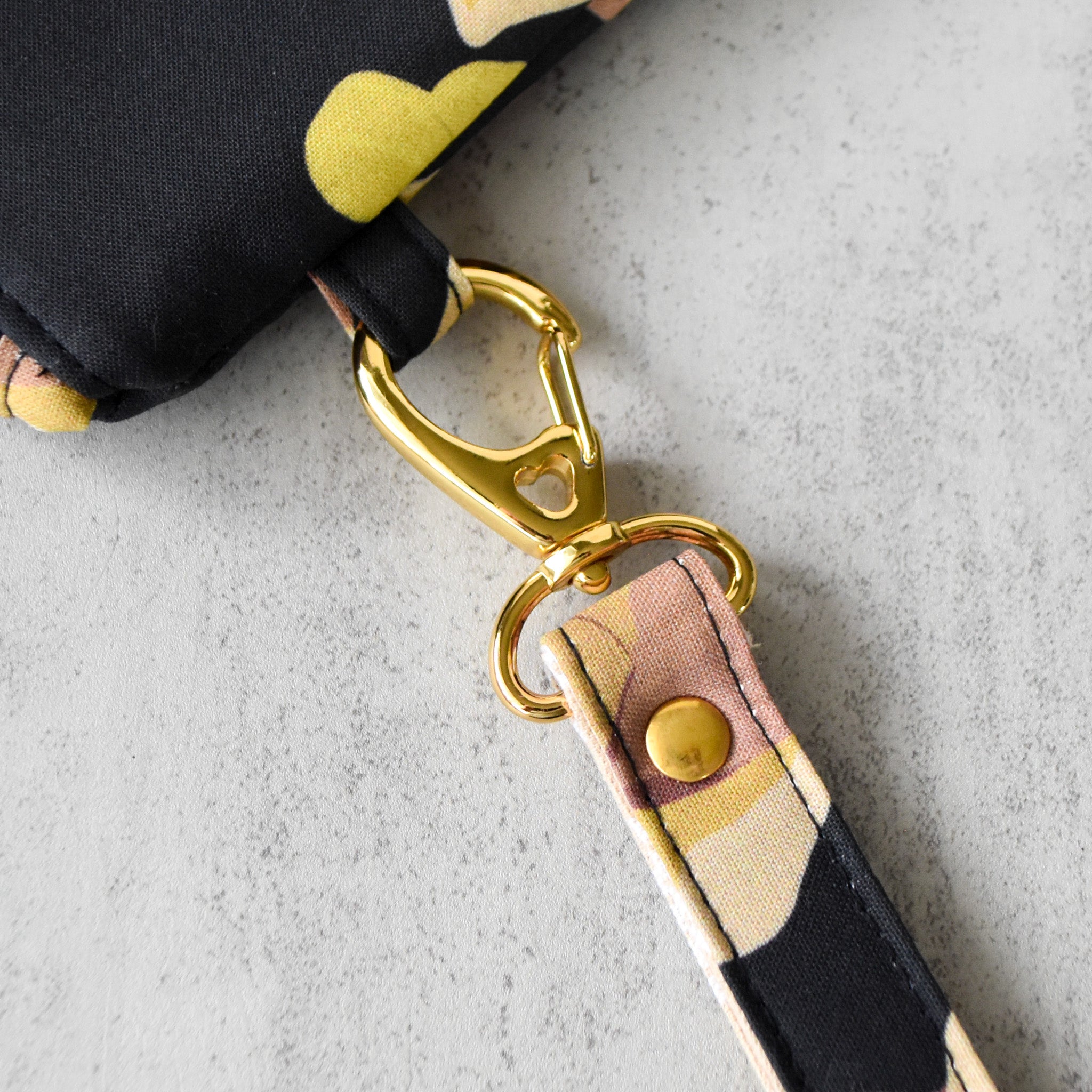 Wood Rose Bloom Large Wristlet