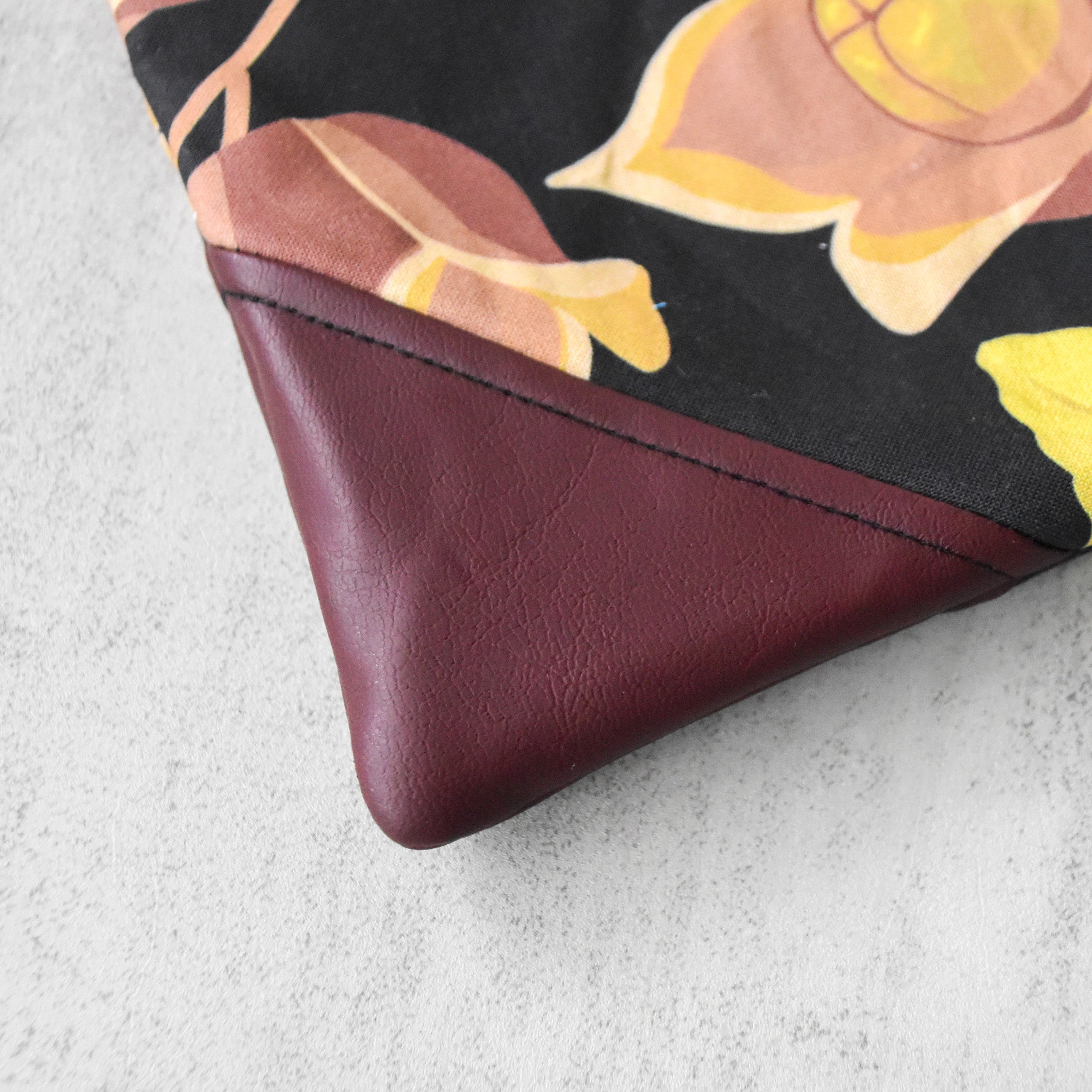 Wood Rose Bloom Large Wristlet