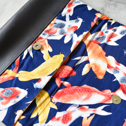 Koi Foldover Wristlet