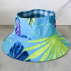 Teal Palaka Crownless Bucket Hat