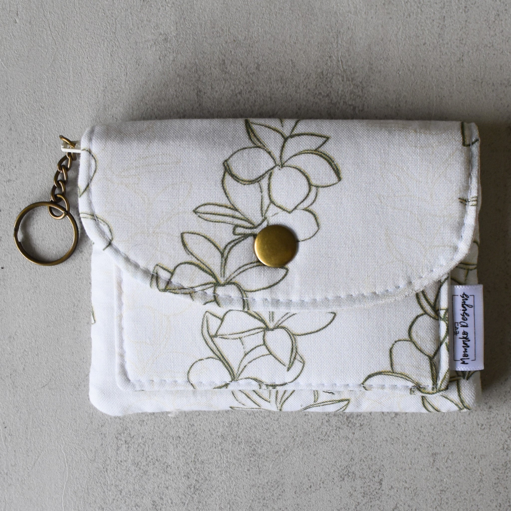 Ethereal Plumeria Hanalei Wallet