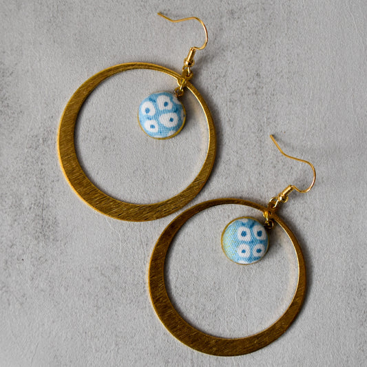 Blue Jean Baby Earrings