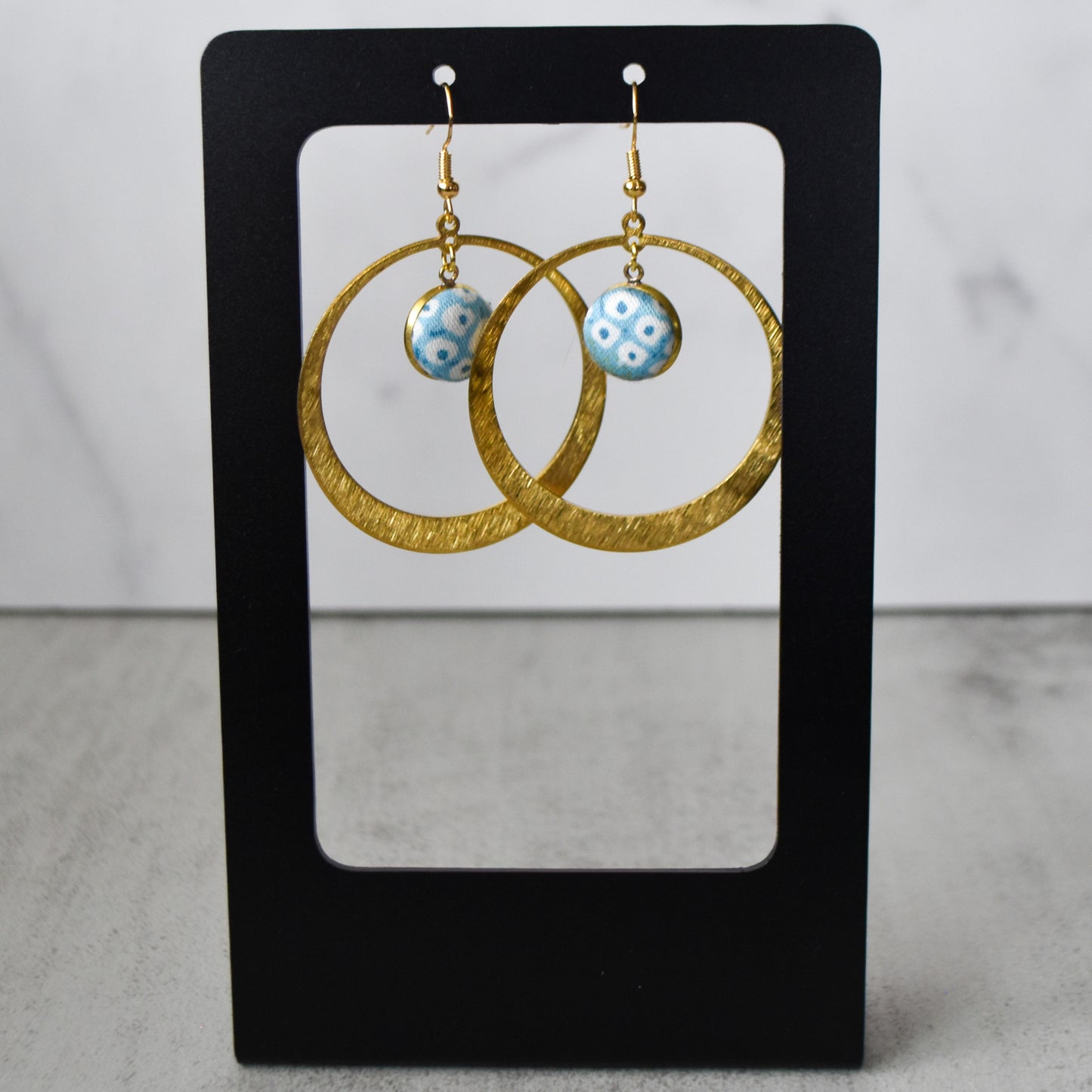 Blue Jean Baby Earrings