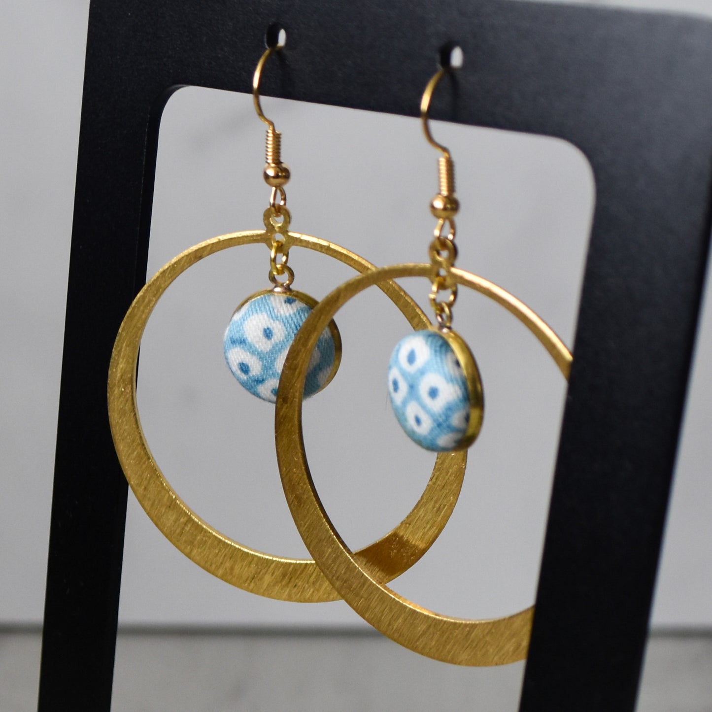 Blue Jean Baby Earrings