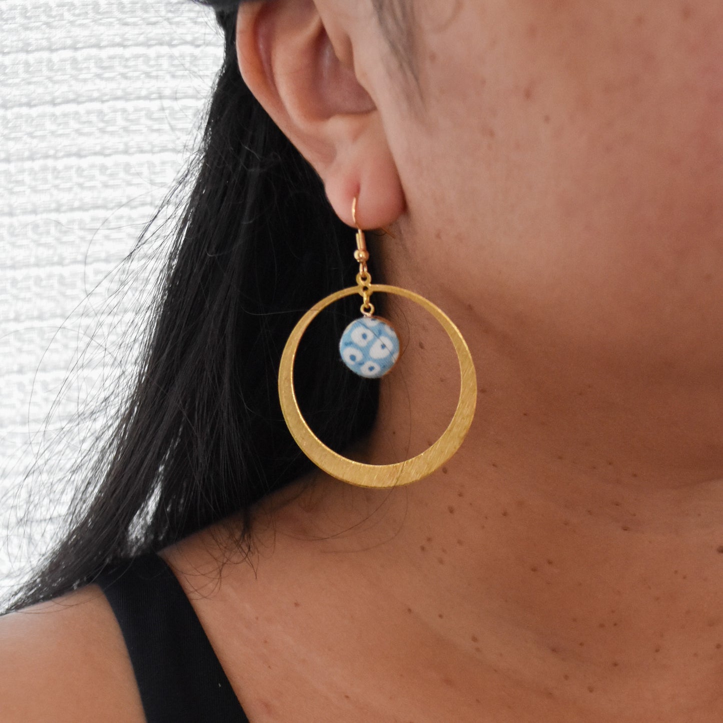 Blue Jean Baby Earrings