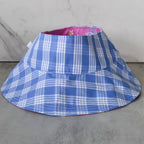 Cornflower Pink Palaka Crownless Bucket Hat