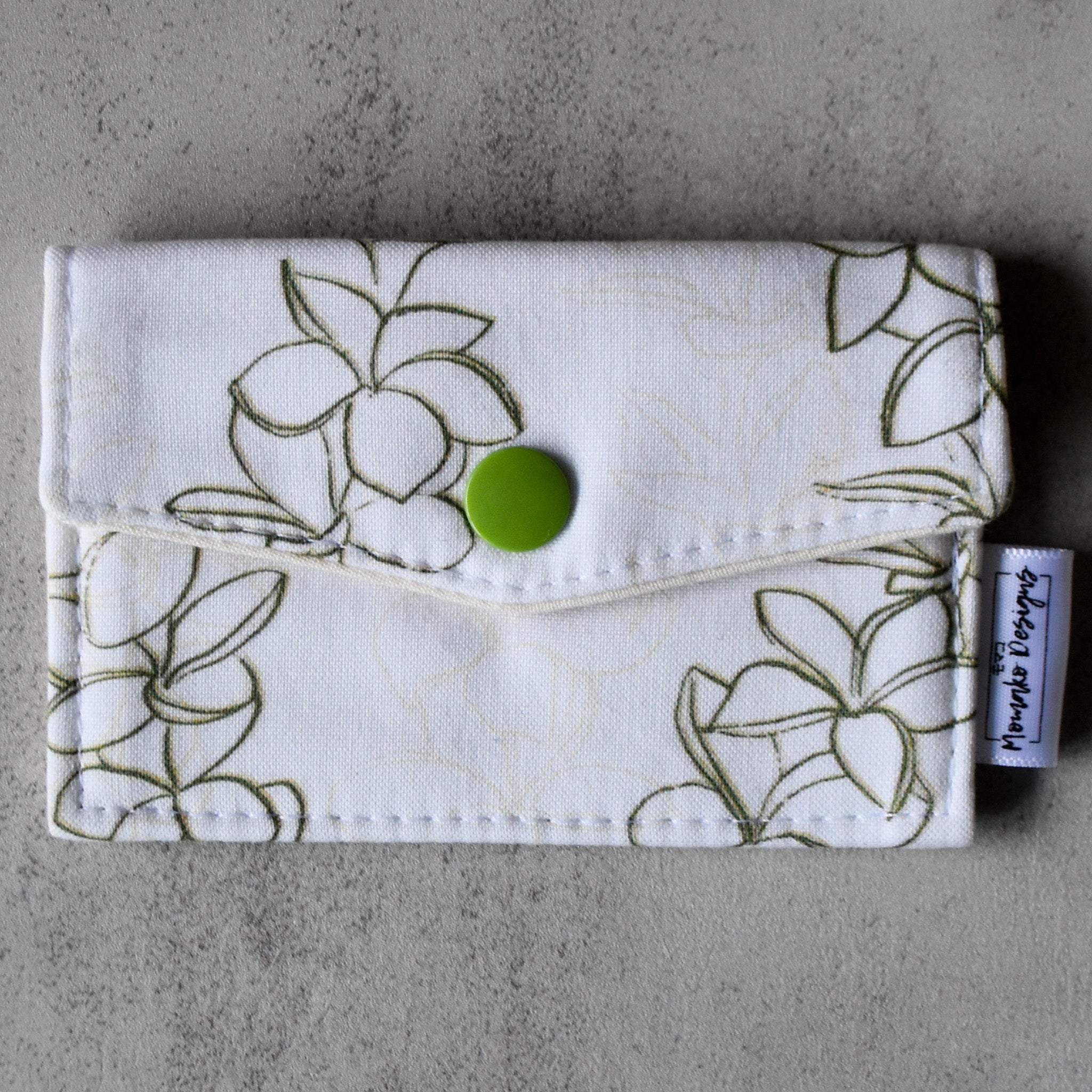 Ethereal Plumeria Card Holder