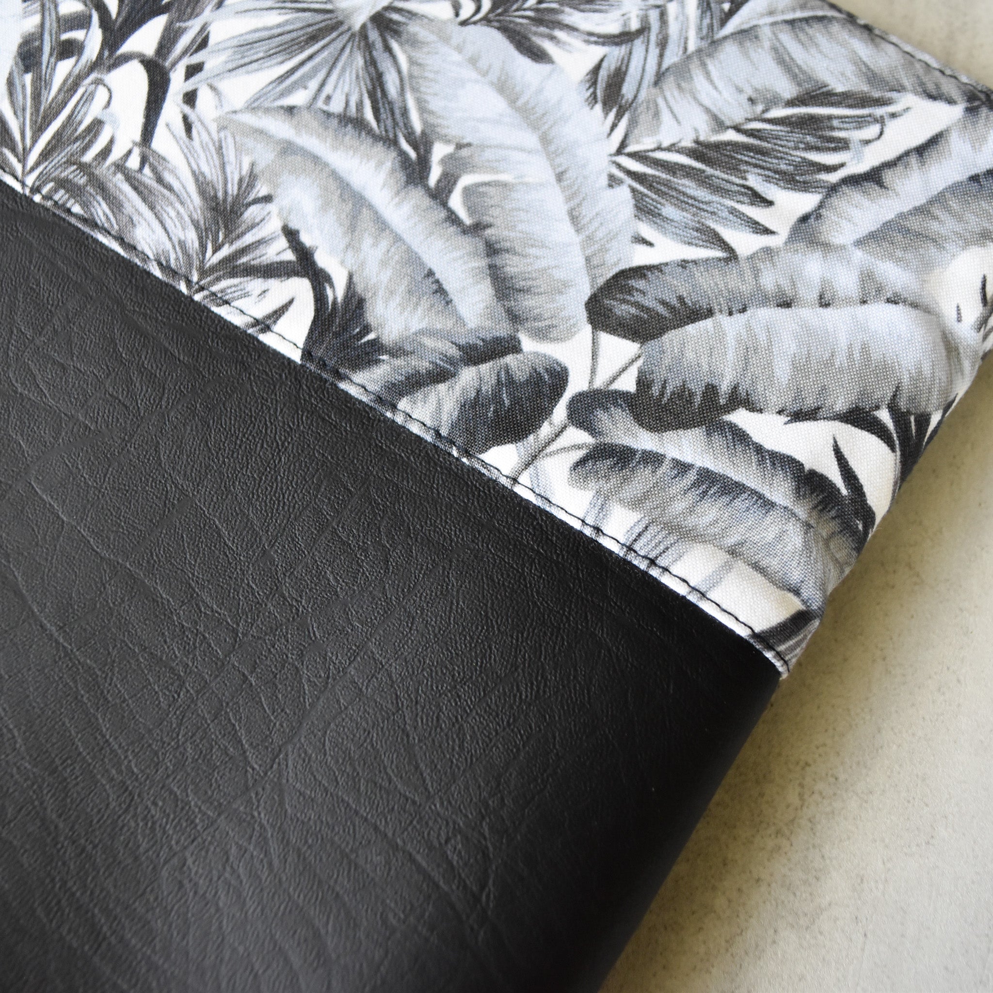 Monochrome Tropics Large Wristlet