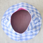 Cornflower Pink Palaka Crownless Bucket Hat