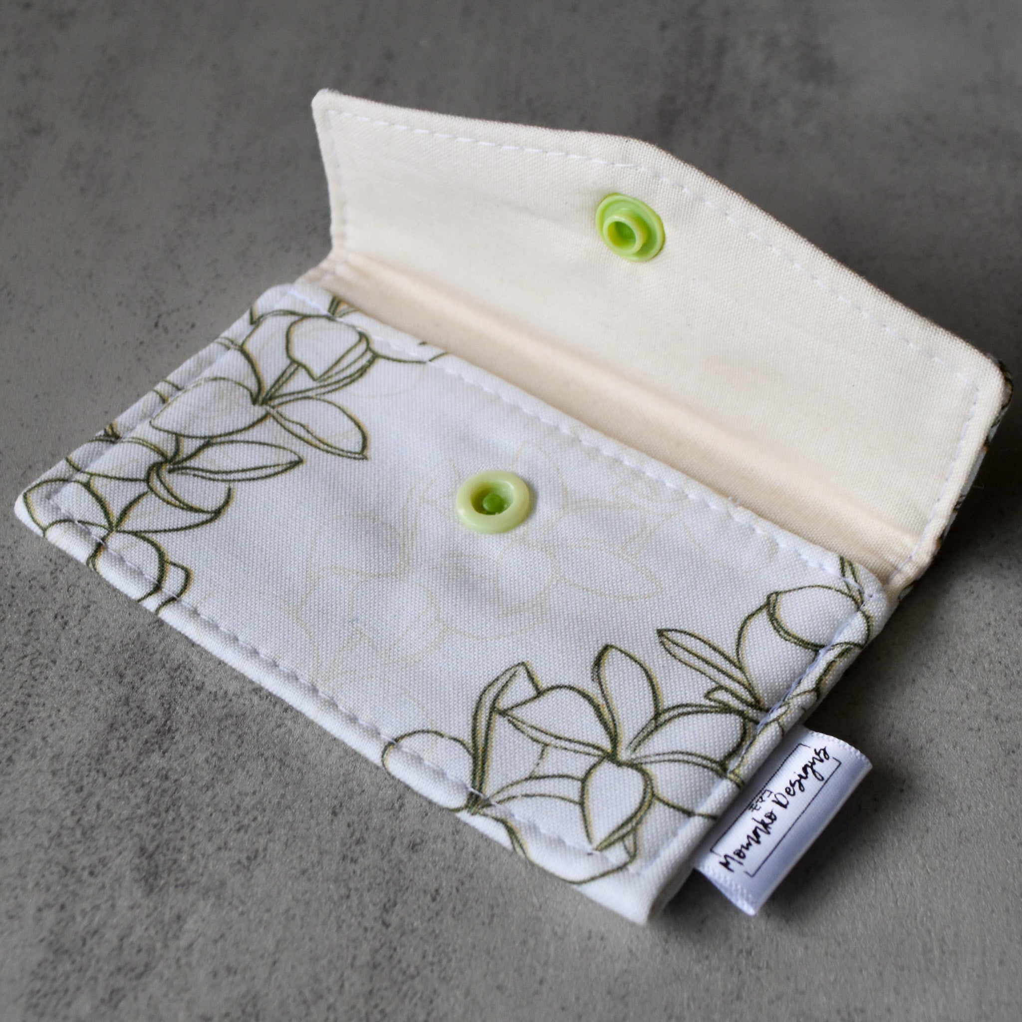 Ethereal Plumeria Card Holder