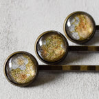 Golden Chrysanthemum Bobby Pins