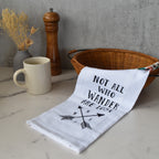 Not All Who Wander Kitchen Towel