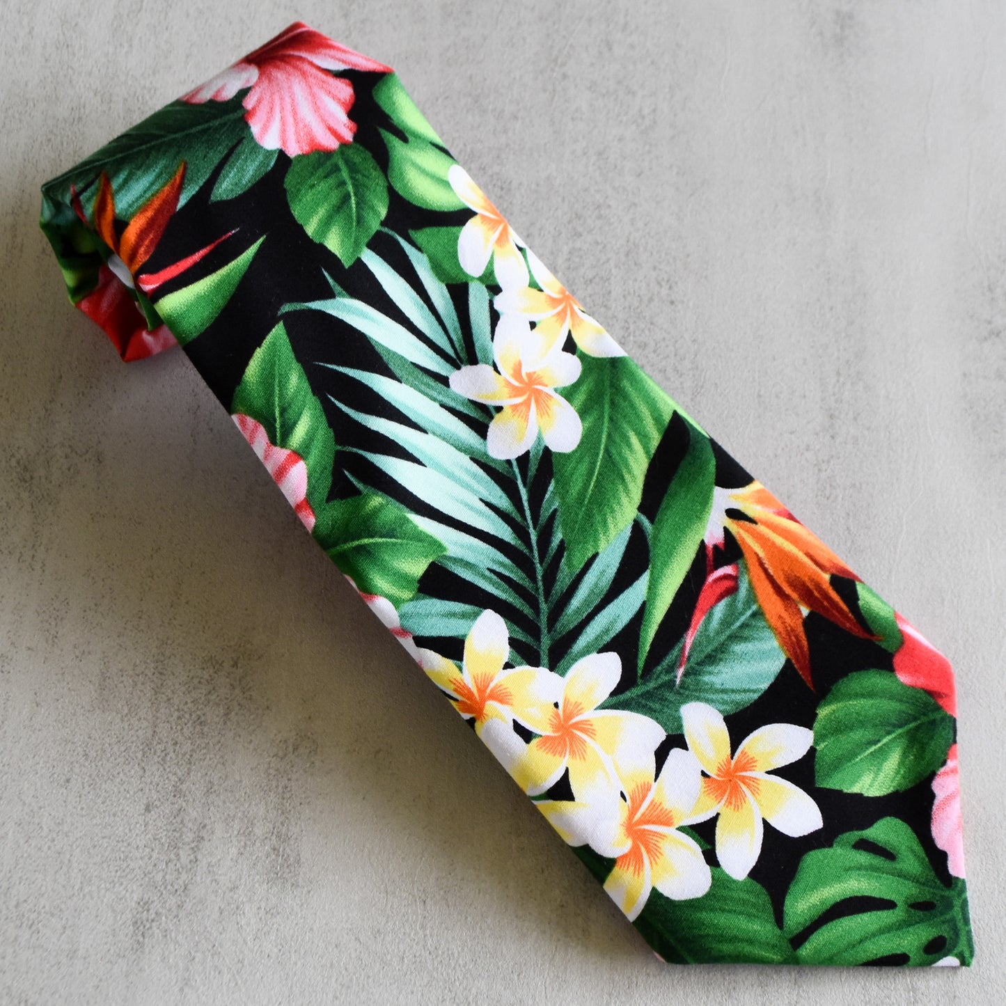 Wild Hibiscus Tie