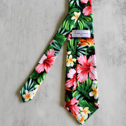 Wild Hibiscus Tie