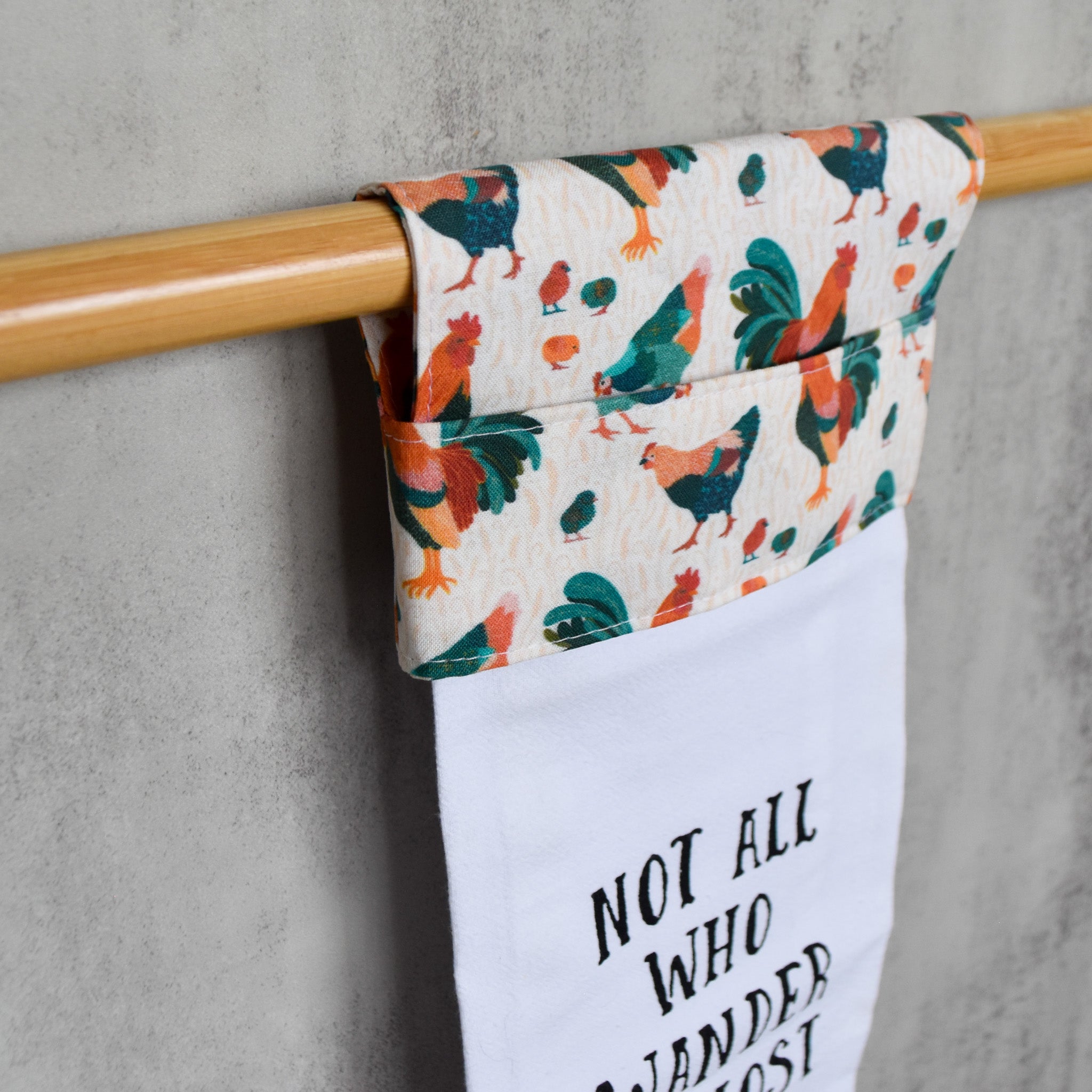 Not All Who Wander Kitchen Towel