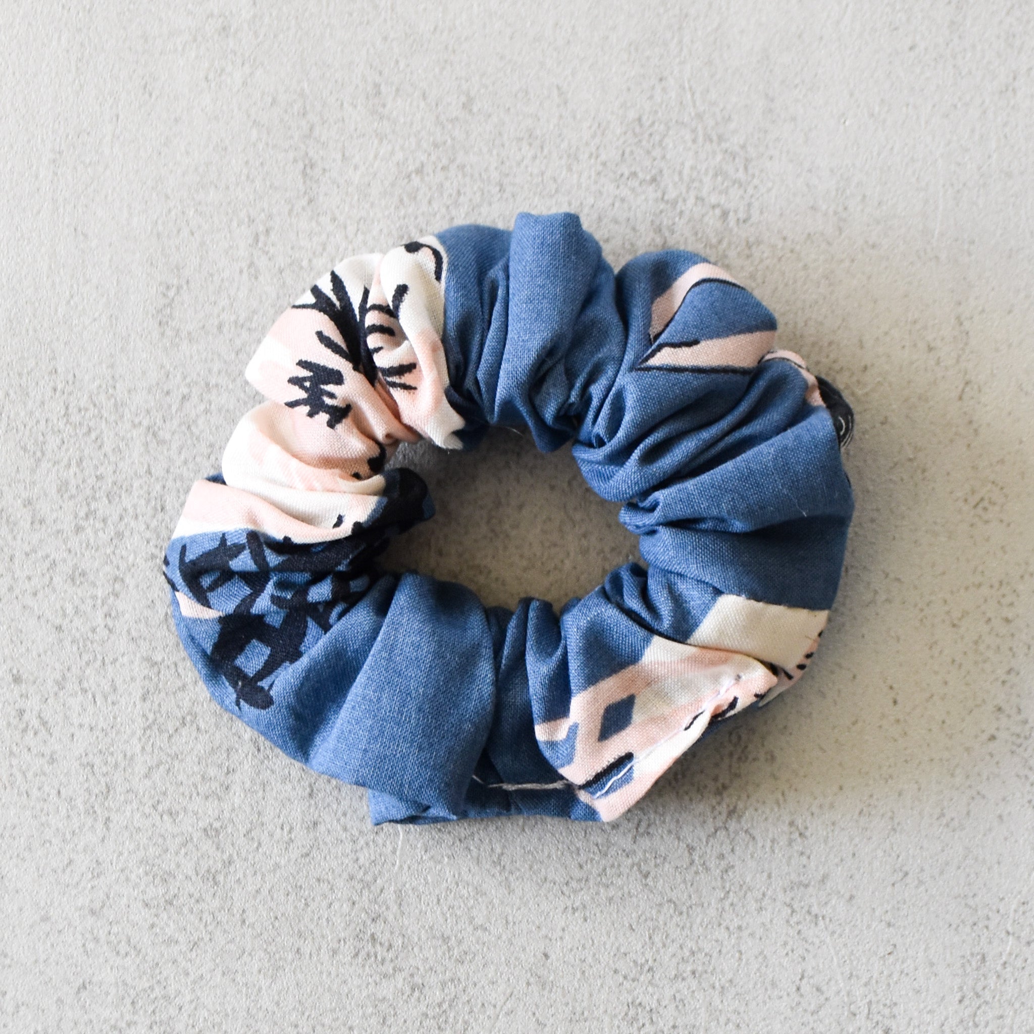 Blue Verified Vintage Mini Scrunchies