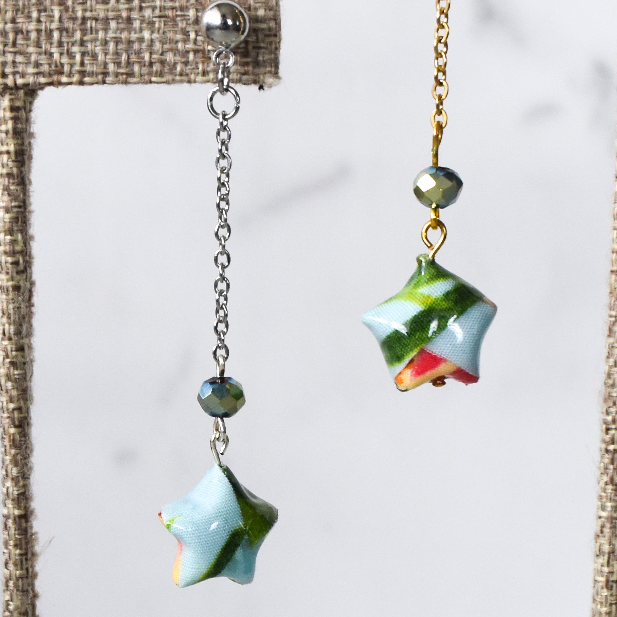 What So Ferny Hoshi Origami Earrings