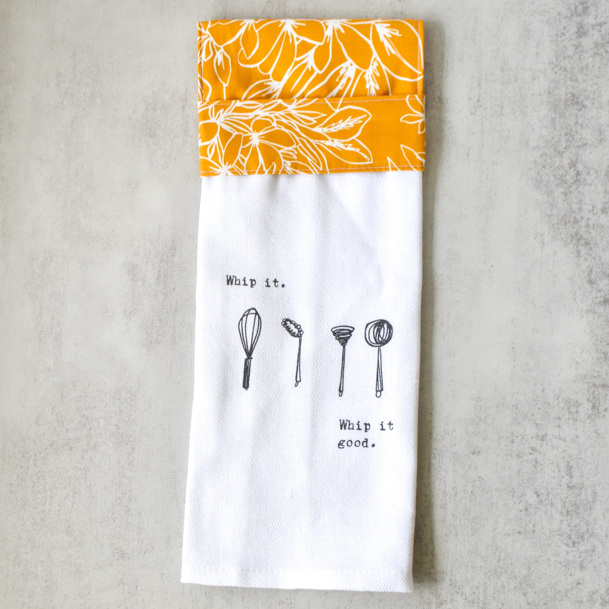 Whip It — Break The Gold Kitchen Towel