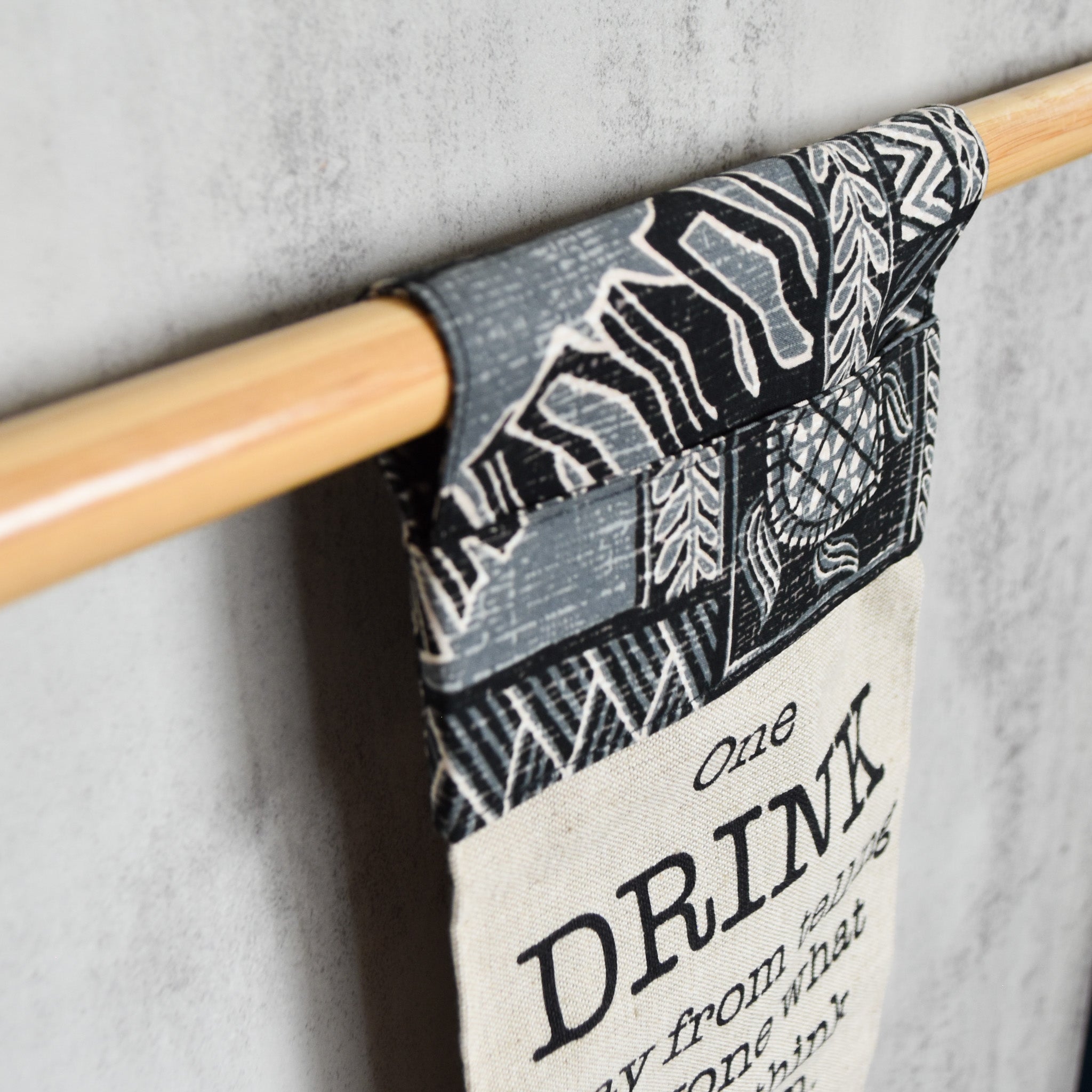 One Drink Away Kitchen Towel