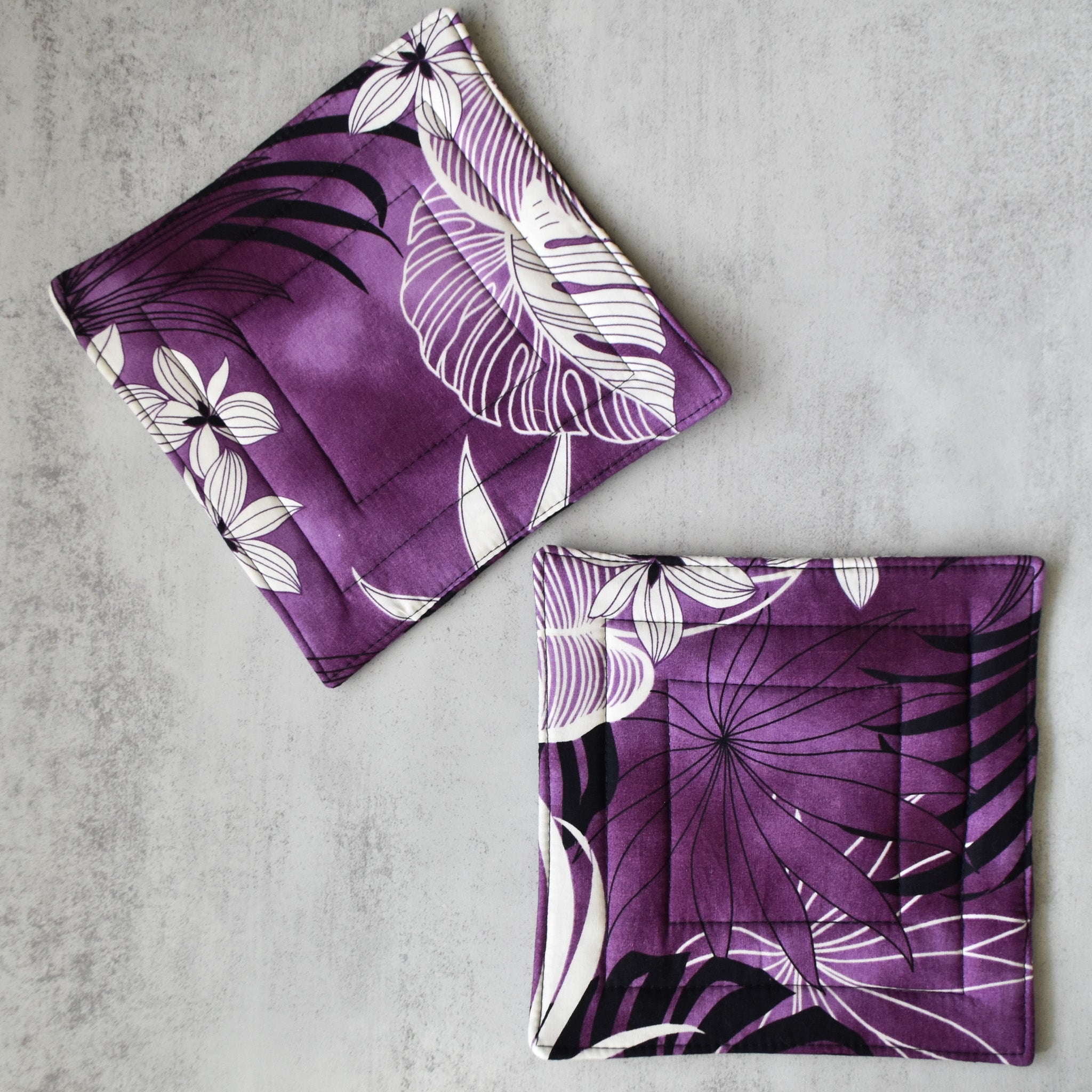 Purple Reign Potholders