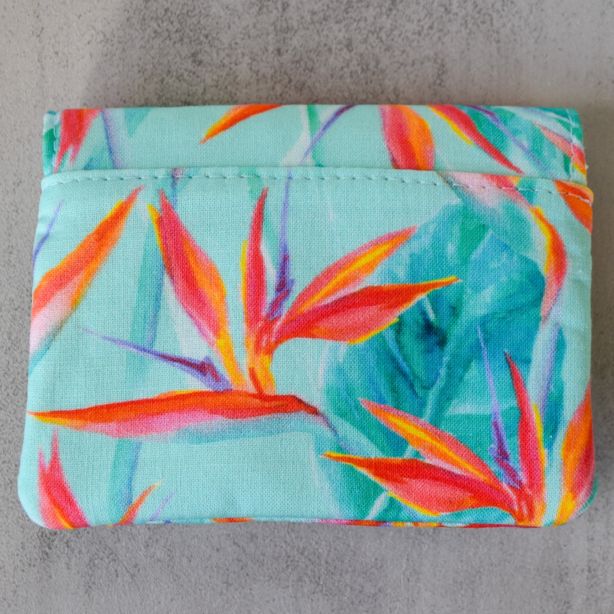 Bird of Paradise Watercolor Hanalei Wallet